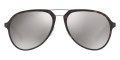 Havana Rubber / Dark Brown Mirrored Silver Polarized