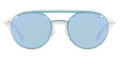 Azure / Blue Mirrored White