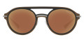Brown / Dark Brown Mirrored Gold