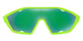 Fluorescent Green Rubber / Green Mirrored Green