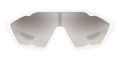 White Rubber / Gradient Gray Mirrored Silver