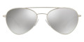 Matte Silver / Light Gray Mirrored Silver