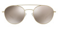 Pale Gold / Light Brown Mirrored Gold