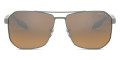 Gunmetal Rubber / Polarized Brown Mirrored Gray Gradient