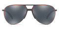 Gray / Gray Mirrored Black