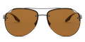 Matte Gunmetal / Polarized Brown