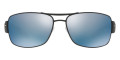 Black Rubber / Polarized Dark Gray Mirrored Water