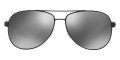 Black Demi Shiny / Gray Mirrored Silver