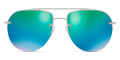Gunmetal / Green Mirrored Blue Gradient Green