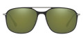 Black / Gunmetal / Green Mirrored Green