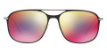 Matte Black / Matte Gunmetal / Dark Gray Mirrored Blue / Red