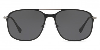 Prada™ Lifestyle PS 53TS DG05S0 56 - Black Rubber/Gunmetal Rubber