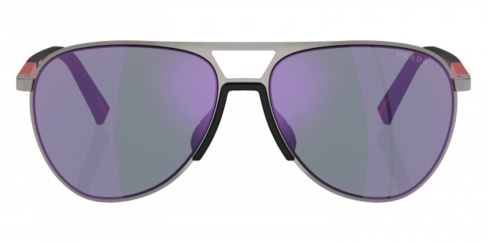 Prada Linea Rossa PS 53ZS 5AV10J 59 - Gunmetal/Black Rubbered