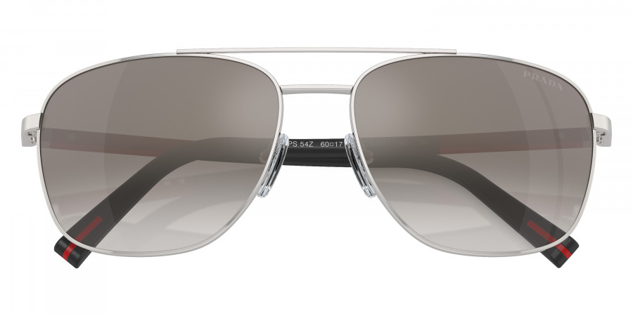 Color: Silver/Rubbered Black (1BC02M) - Prada Linea Rossa PS54ZS1BC02M60