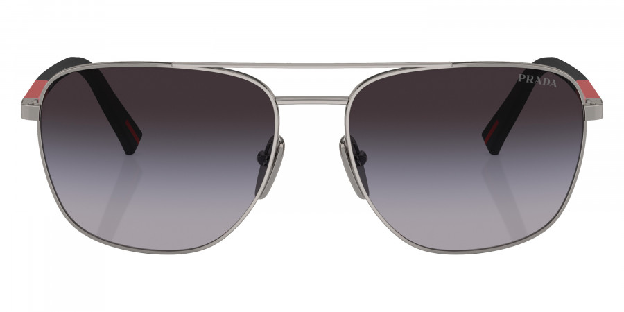 Prada Linea Rossa PS 54ZS 5AV09U 60 - Gunmetal/Rubbered Black