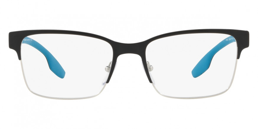 Color: Matte Black/Matte Silver (YTI1O1) - Prada PS55IVYTI1O153