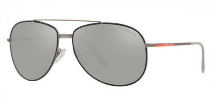Color: Black Rubber/Gunmetal (6BJ2B0) - Prada PS55US6BJ2B057