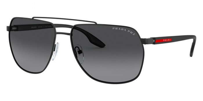 Prada Linea Rossa PS 55VS 1BO5W1 62 Matte Black Sunglasses