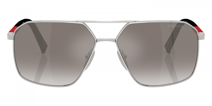 Prada Linea Rossa PS A50S 1BC02M 60 - Silver/Black Rubber