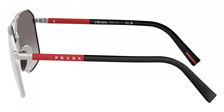 Color: Silver/Black Rubber (1BC02M) - Prada Linea Rossa PSA50S1BC02M60