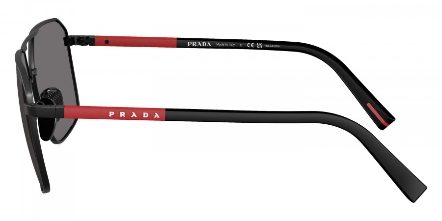 Color: Matte Black/Black Rubber (1BO02G) - Prada Linea Rossa PSA50S1BO02G60