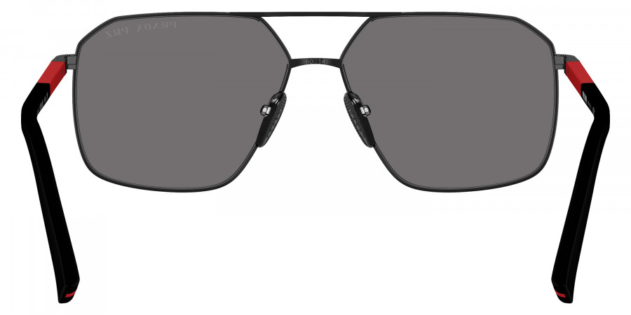 Color: Matte Black/Black Rubber (1BO02G) - Prada Linea Rossa PSA50S1BO02G60