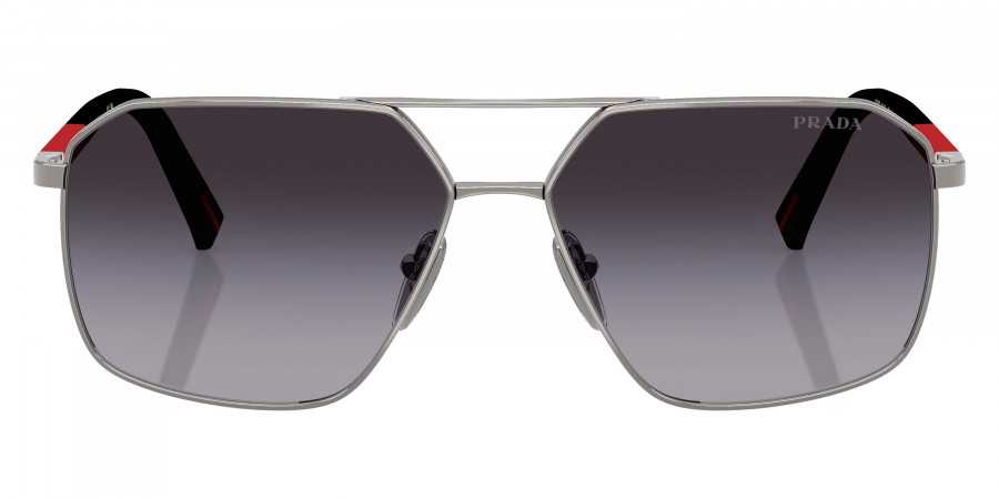 Prada Linea Rossa PS A50S 5AV09U 60 - Gunmetal/Black Rubber