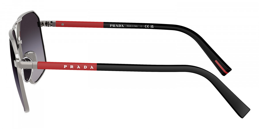 Color: Gunmetal/Black Rubber (5AV09U) - Prada Linea Rossa PSA50S5AV09U60
