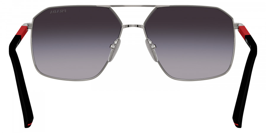 Color: Gunmetal/Black Rubber (5AV09U) - Prada Linea Rossa PSA50S5AV09U60