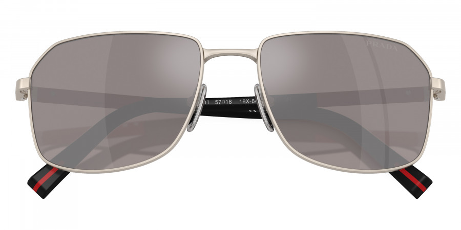 Color: Matte Champagne/Black Rubbered (18X80I) - Prada Linea Rossa PSA51S18X80I57