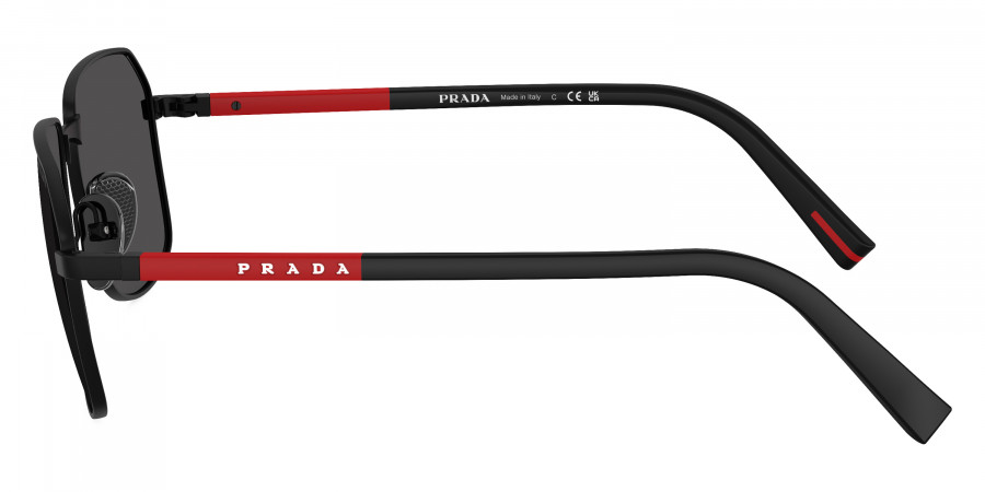Color: Matte Black/Black Rubbered (1BO06F) - Prada Linea Rossa PSA51S1BO06F57