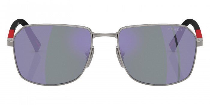 Prada Linea Rossa PS A51S 5AV10J 57 - Gunmetal/Black Rubbered