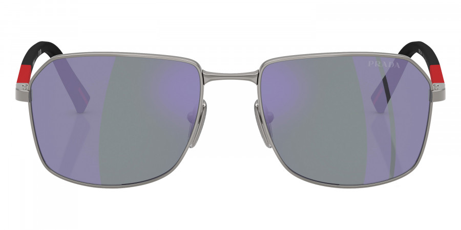 Prada Linea Rossa PS A51S 5AV10J 57 - Gunmetal/Black Rubbered