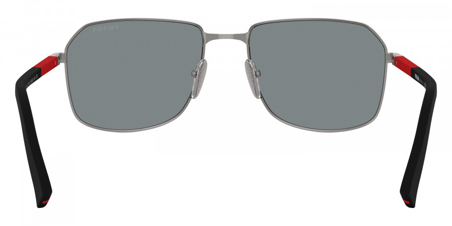 Color: Gunmetal/Black Rubbered (5AV10J) - Prada Linea Rossa PSA51S5AV10J57