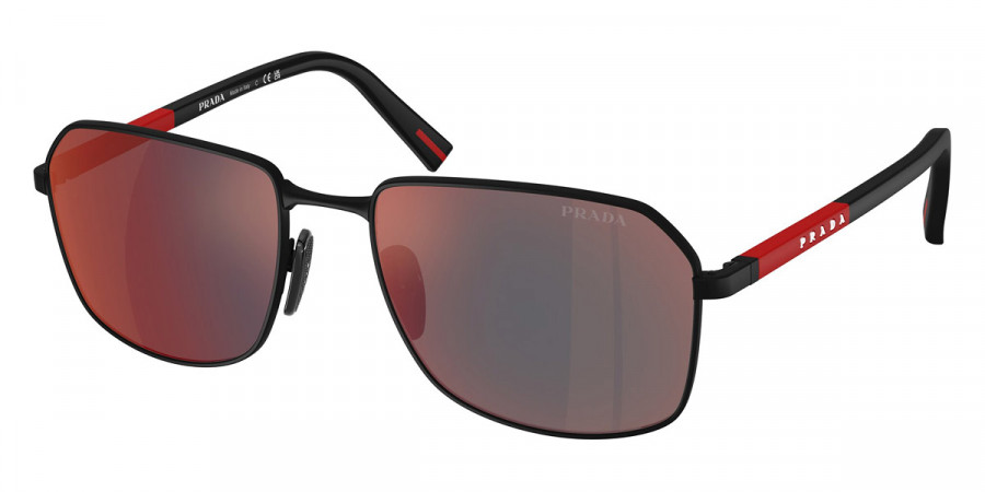 Color: Rubber Black/Black Rubbered (DG008F) - Prada Linea Rossa PSA51SDG008F57