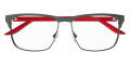 Gunmetal/Red