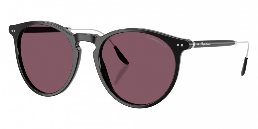 Color: Shiny Black (50011A) - RALPH LAUREN RL8181P50011A53