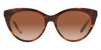 Color: Shiny Striped Havana (500713) - Ralph Lauren RL8195B50071356