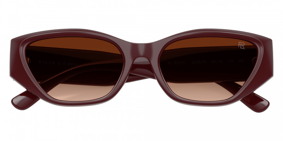 Color: Bordeaux (551674) - RALPH LAUREN RL8231U55167455