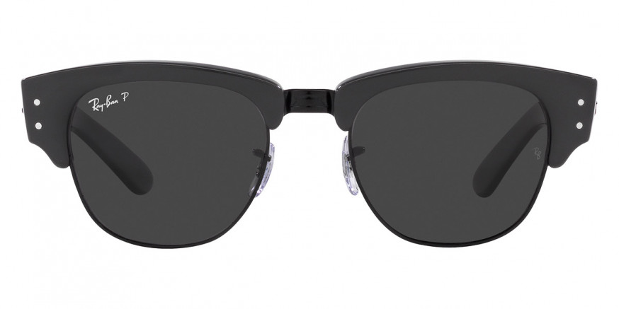 Ray-Ban™ Mega Clubmaster RB0316S 136748 53 - Gray on Black