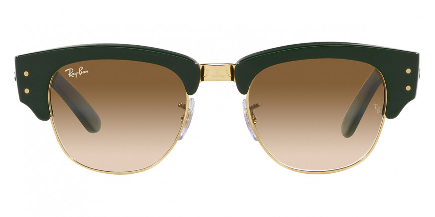 Ray-Ban™ Mega Clubmaster RB0316S 136851 53 - Green on Gold