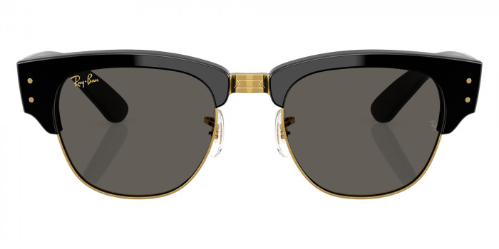 Ray-Ban™ Mega Clubmaster RB0316S 6826J5 50 - Black/Black on Gold