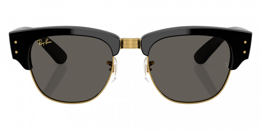 Ray-Ban™ Mega Clubmaster RB0316S 6826J5 50 - Black/Black on Gold
