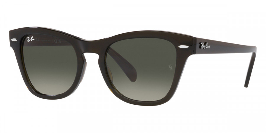 Color: Transparent Olive Green (664271) - Ray-Ban RB0707S66427153