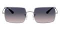 Silver / Blue Gradient Gray Polarized