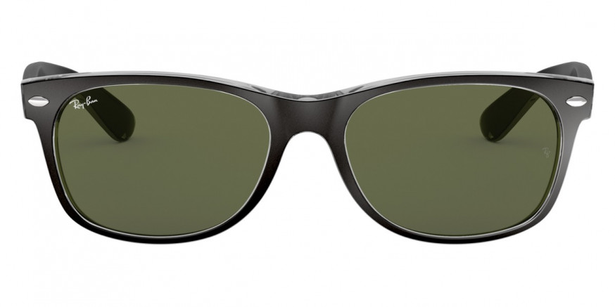 Ray-Ban™ New Wayfarer RB2132 6052 58 - Black On Transparent