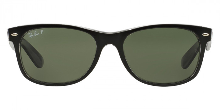 Ray-Ban™ New Wayfarer RB2132 605258 55 - Black On Transparent
