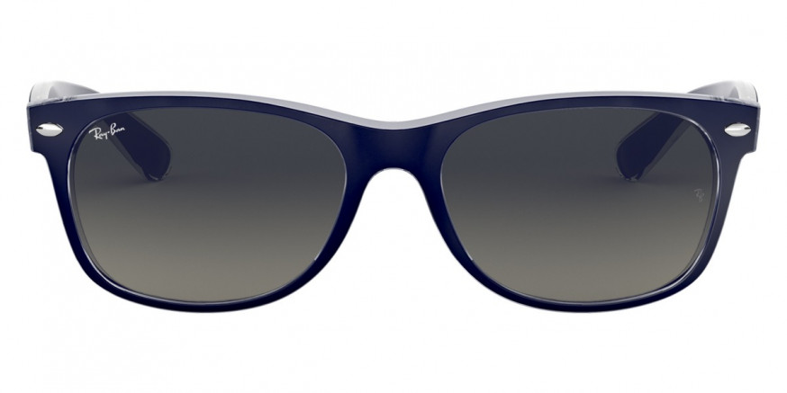 Ray-Ban™ New Wayfarer RB2132 605371 52 - Matte Blue On Transparent