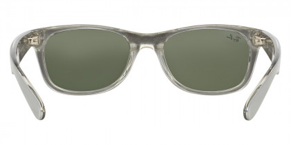Color: Top Brushed Silver on Transparent (614440) - Ray-Ban RB213261444052