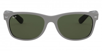 Color: Top Rubber Gray on Shiny Black (646431) - Ray-Ban RB213264643158